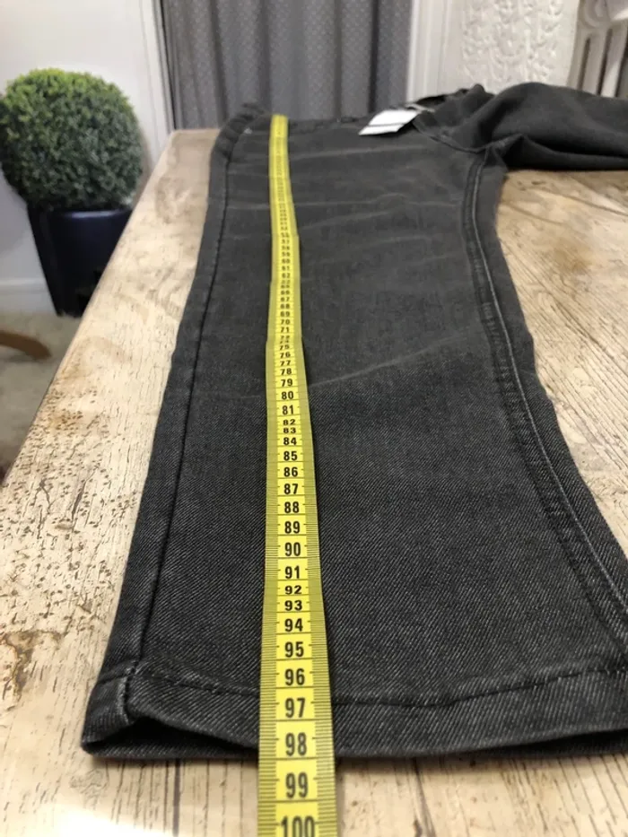 Jeans gris MoM fit byVenca - photo numéro 12