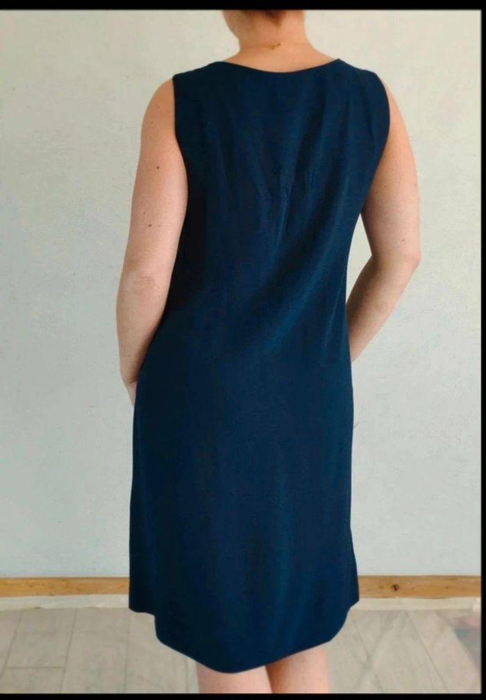 Robe chasuble - Bleu Marine - Duncan - IT 46 = FR 42 - Excellent État - photo numéro 5
