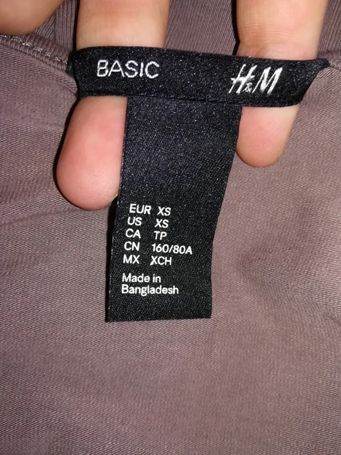 Robe courte moulante, H&M, taille XS - photo numéro 4