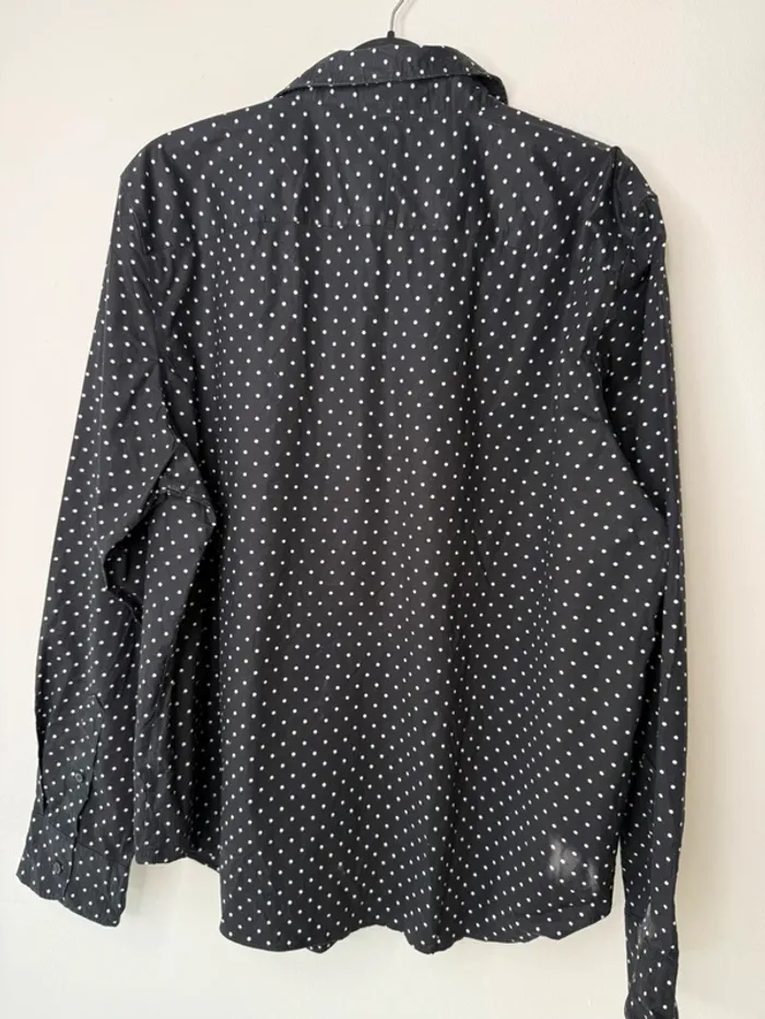 🖤 Chemise noir à Pois/ Lauren -Ralph-Lauren / LG 🖤 - photo numéro 7