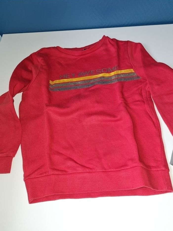 Lot 2 Sweat-shirt kiabi 8 ans - photo numéro 2