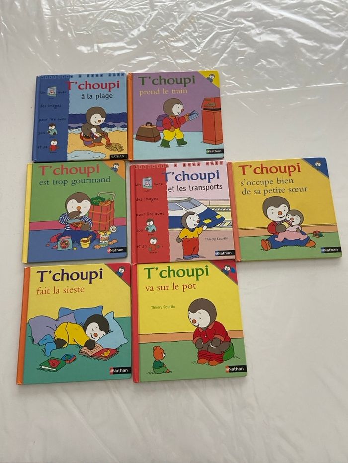 Lot de 7 Livres T’choupi