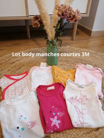 Lot de Body 3 mois