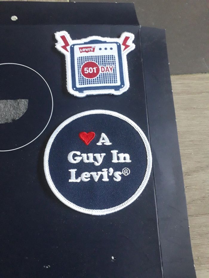 Lot de 2 écussons levis 501