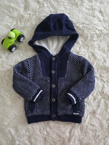 Gilet polaire à capuche 18 mois Timberland