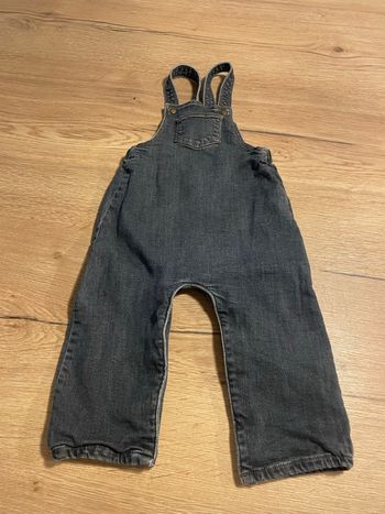 Salopette en jean doublée 18 mois