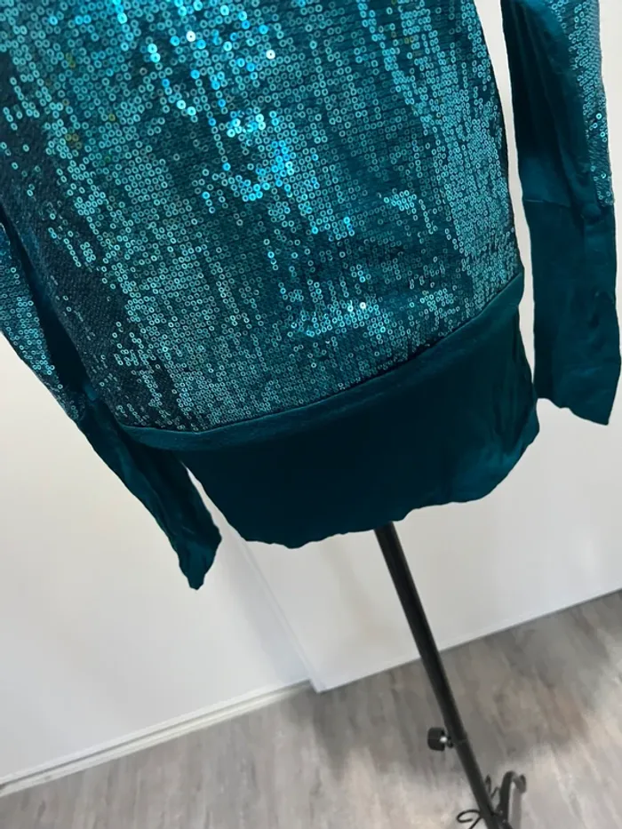 🟦 Blouse en lamé 🟦 B - photo numéro 3