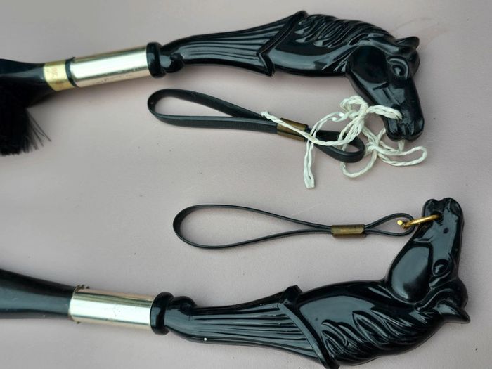 Ensemble chausse pieds et brosse vintage - photo numéro 2