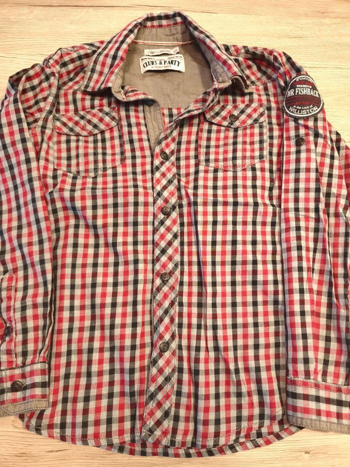 Chemise manche longue à carreaux 10 ans - photo numéro 2