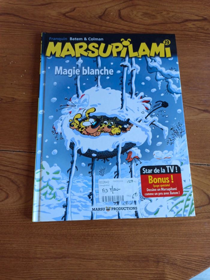 BD marsupilami 19 magie blanche