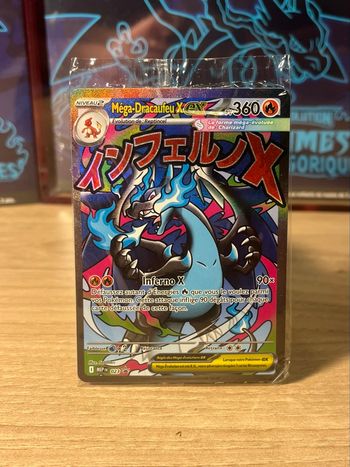 Carte promo dracaufeu plumeline UPC mega évolution 2 me02 scellé en français