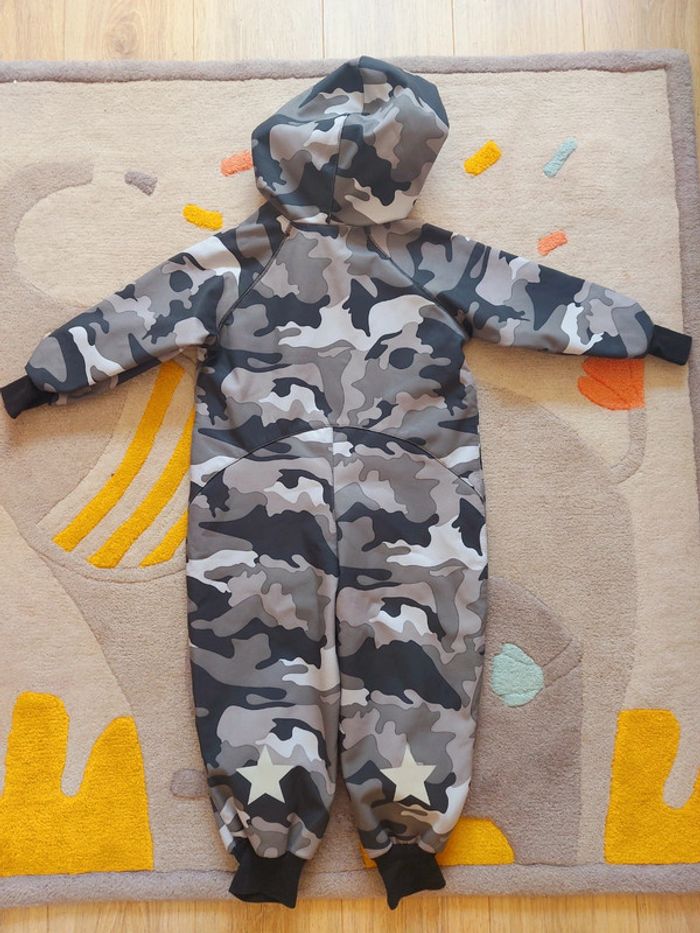 Combinaison de pluie iELM softshell camouflage militaire 104 cm 4 ans - photo numéro 7