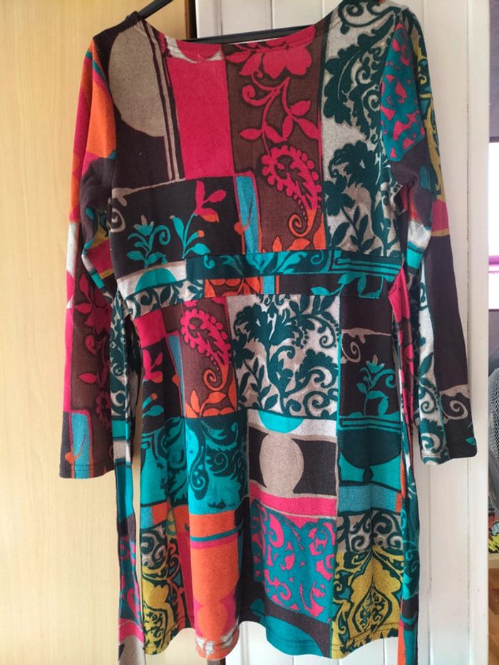 Robe multicolore d hiver - photo numéro 3