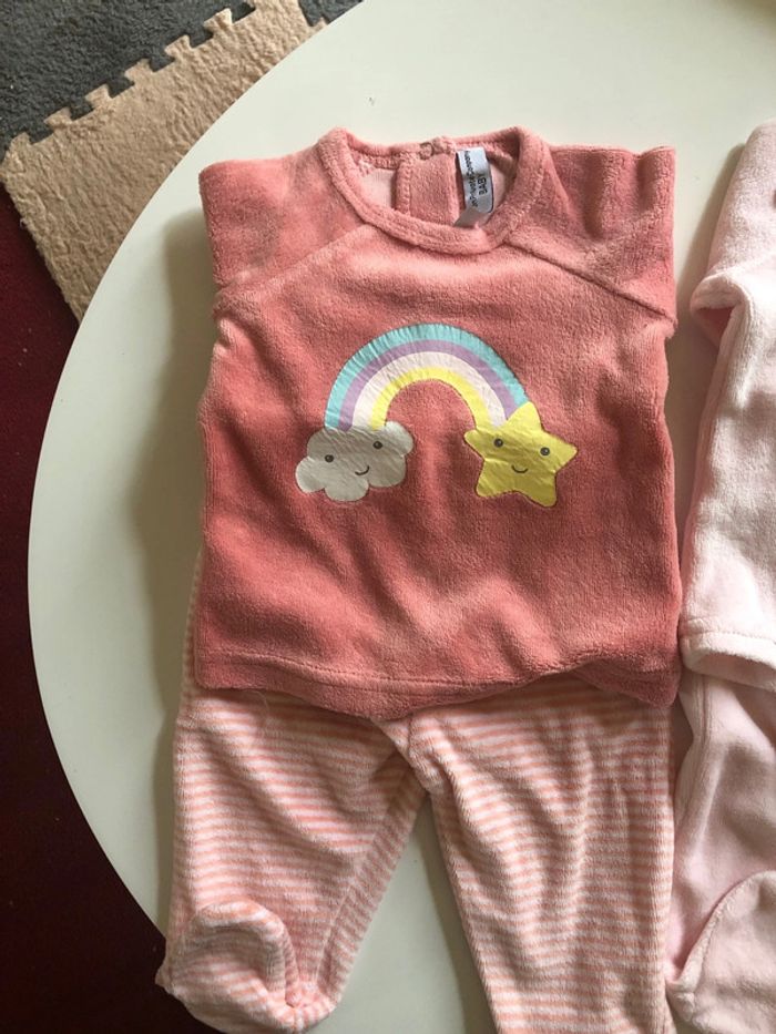 Lot de 3 pyjamas 3 mois - photo numéro 2