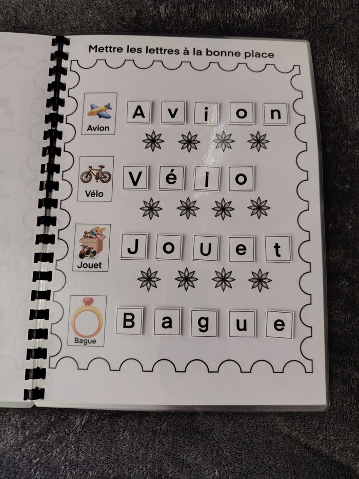 Livret d'activité apprendre 24 mots 4 ans et plus - photo numéro 4