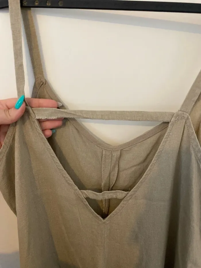 Robe en lin beige dos nu La Redoute - photo numéro 6