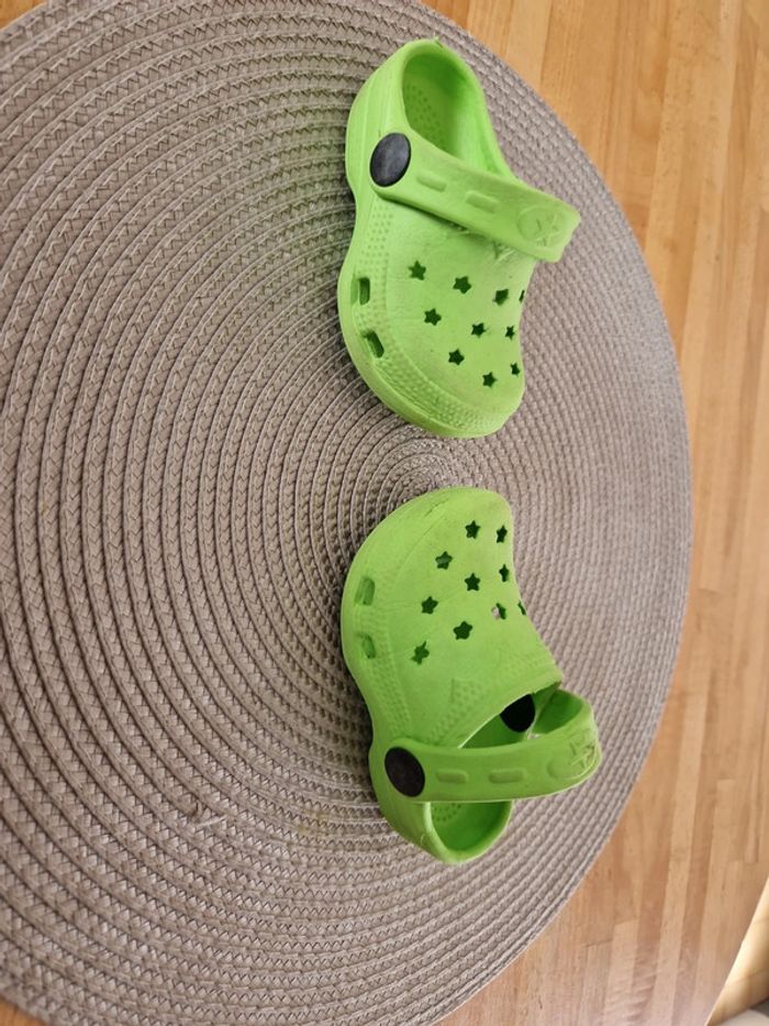 Crocs sabot bébé vert - photo numéro 4