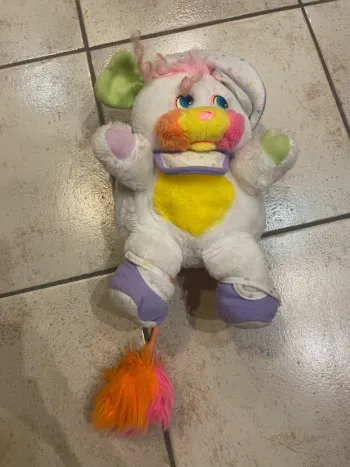 Peluche Pooples Baby Bibsy 1986 avec pompon