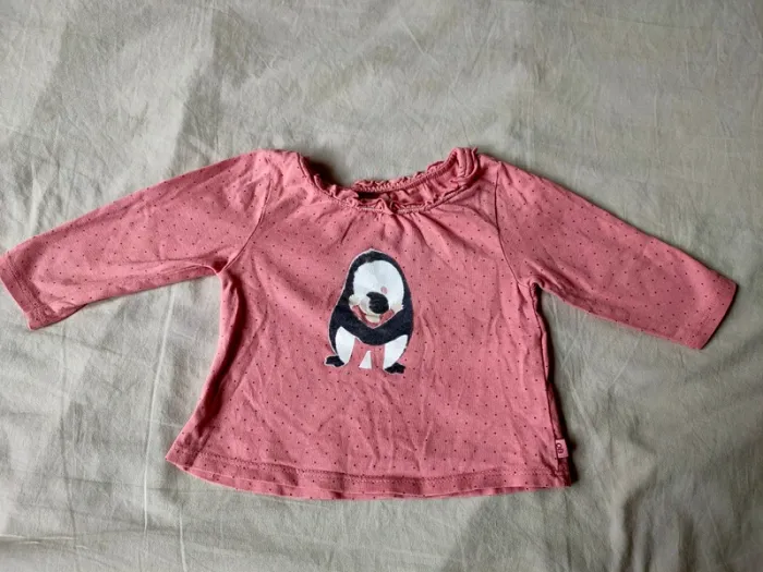 T-shirt bébé fille 6 mois