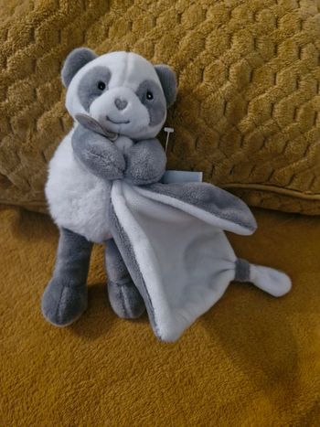 Doudou mouchoir panda