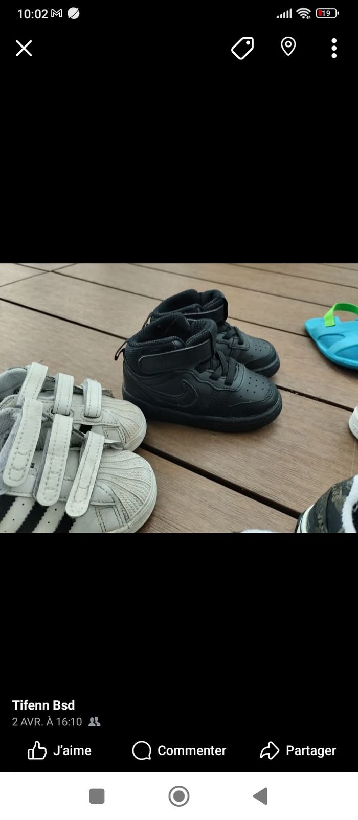 Deux paires de chaussures enfant - photo numéro 2