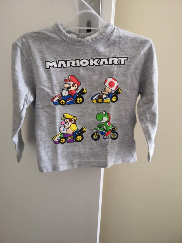 Ensemble pyjama 2 pièces imprimé "Mario" 12 mois Kiabi - photo numéro 3