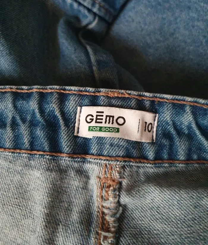 Jean cargo bleu Gémo taille 10 ans - photo numéro 3