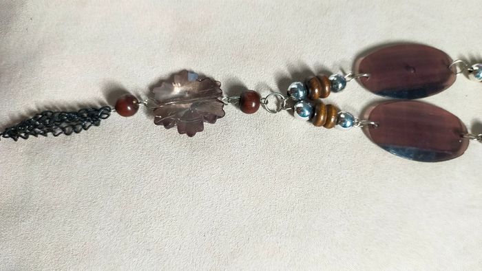 Collier long – Collection Sable & Ébène - photo numéro 7