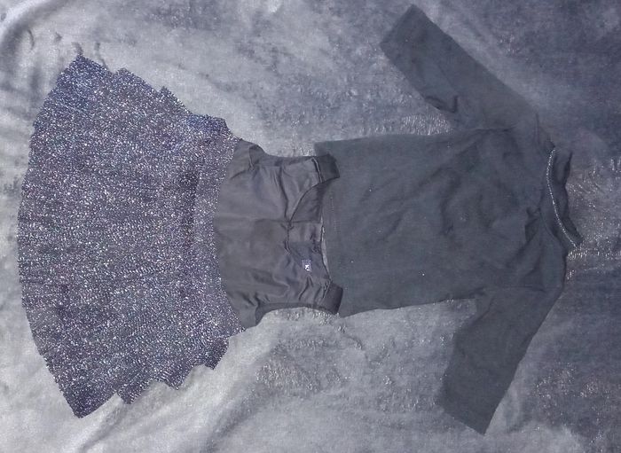 Robe pull colle roulé avec gilet - photo numéro 2