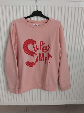 Sweat rose fille 12 ans gémo 