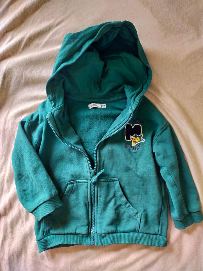 Sweat à capuche zippé