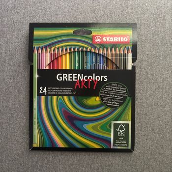 24 crayons de couleur Stabilo (NEUF)