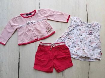 Ensemble 3 pièces printemps été fille sergent major 9mois