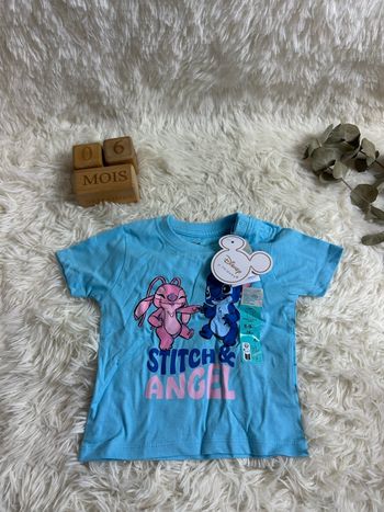 T-shirt Stitch Primark taille 6 mois 