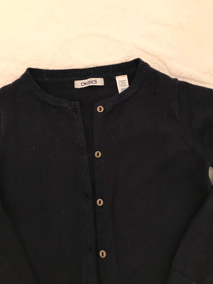 Gilet marine pour fillette de 5 Ans - photo numéro 3