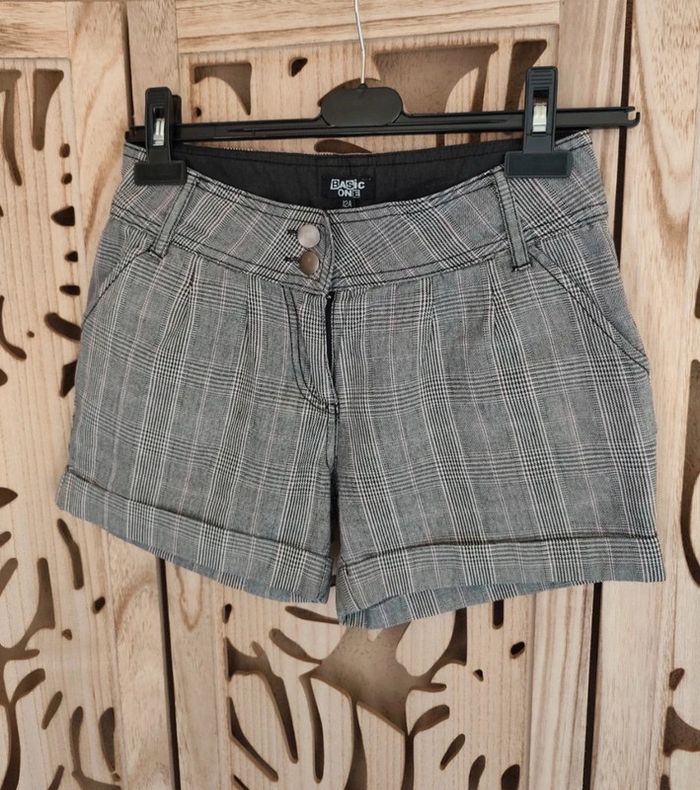 Short à carreaux Taille 12 ans Basic One - photo numéro 3