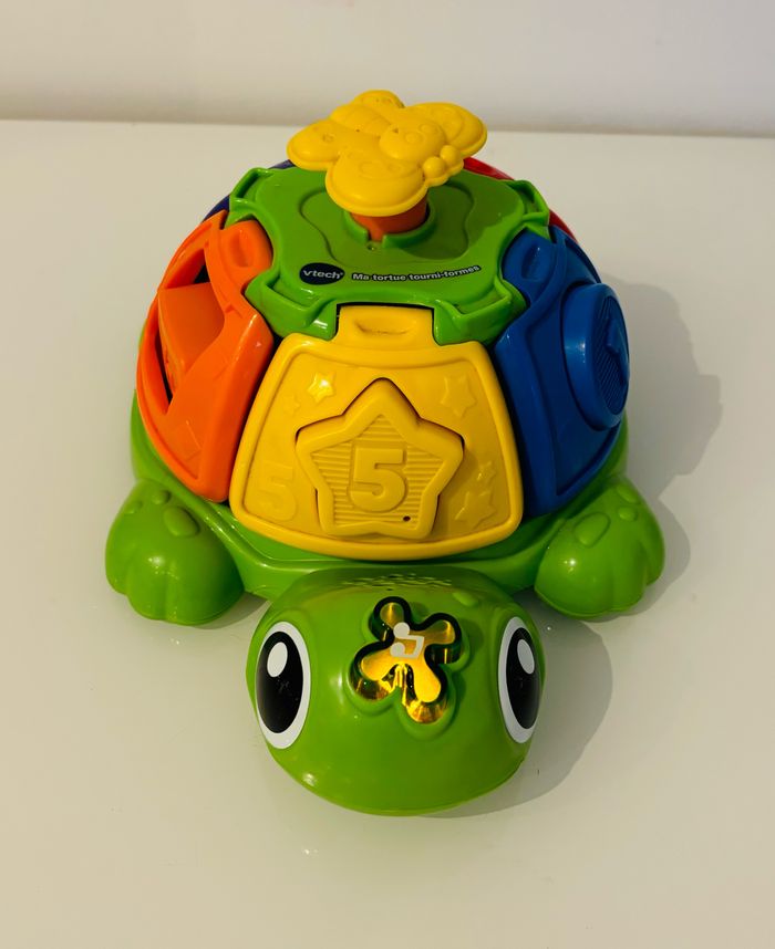 Ma tortue tourni formes 12-36 mois trieur de formes interactif jouet d’éveil +50 phrases chansons et sons apprentissage nombres couleurs formes motricité fine coordination oeil/main lot SOP77 - photo numéro 3