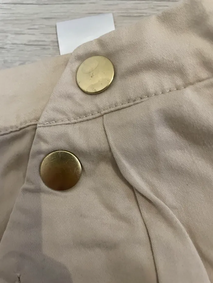 Jupe Short Beige avec boutons cyrillus - photo numéro 3