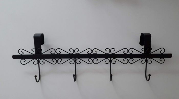 Porte manteaux de porte en métal