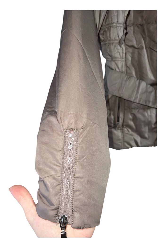 Doudoune cintrée marron – Ceinture intégrée – Élégante et chaude - photo numéro 2
