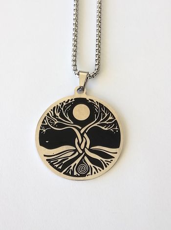 Chaîne + pendentif spirituel