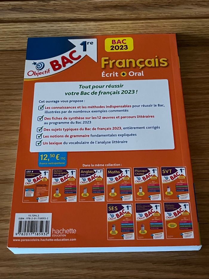 Lots de 3 prépa bac Maths/physique/francais - photo numéro 9