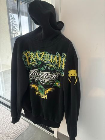 Veste Capuche Venum Auriverde Creative Line Black Brodé Homme Taille L