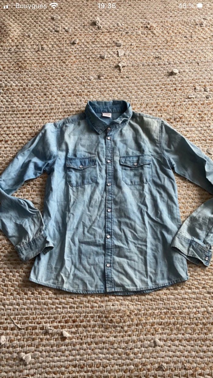 Chemise en jeans 14 ans