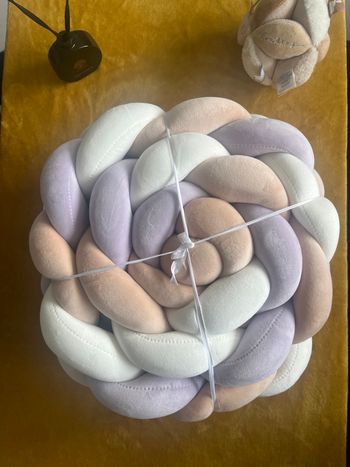 Tour de lit tresse bébé 3m60