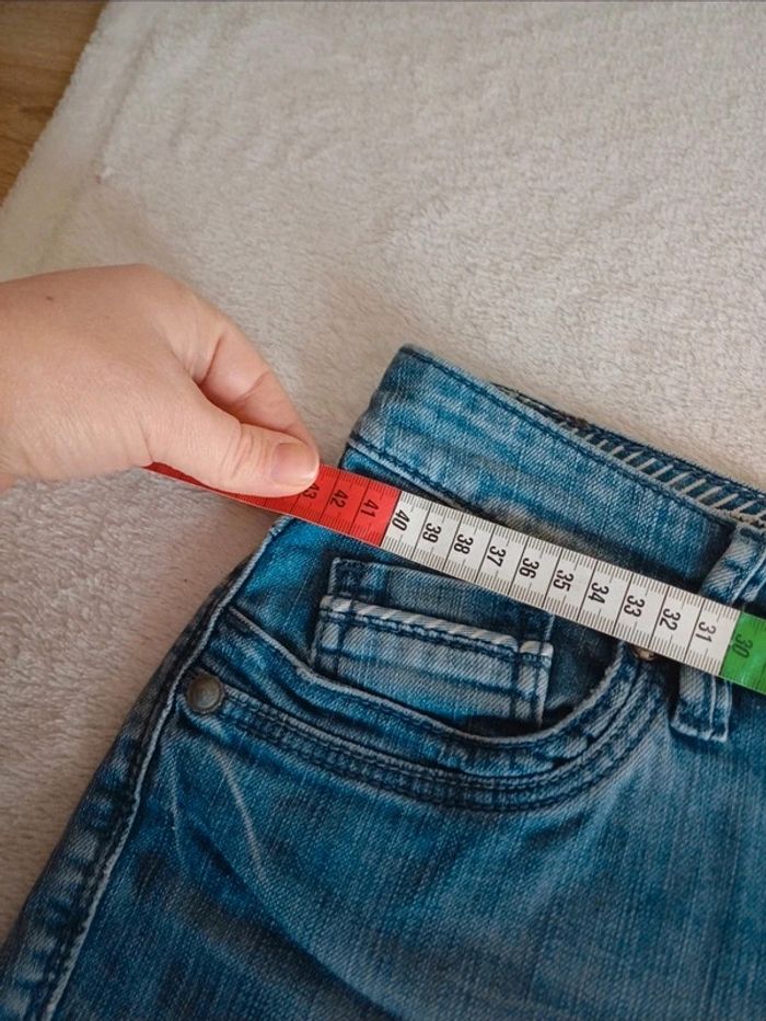 Short en jean bleu taille 40 Esprit - photo numéro 4