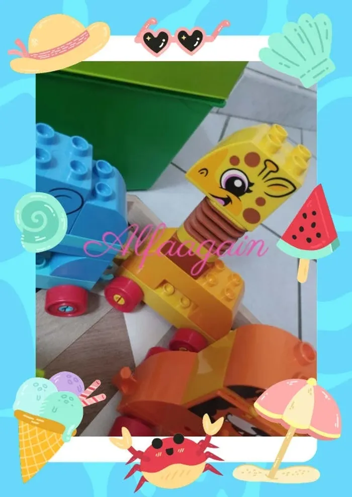 Coffret train des animaux lego - photo numéro 6