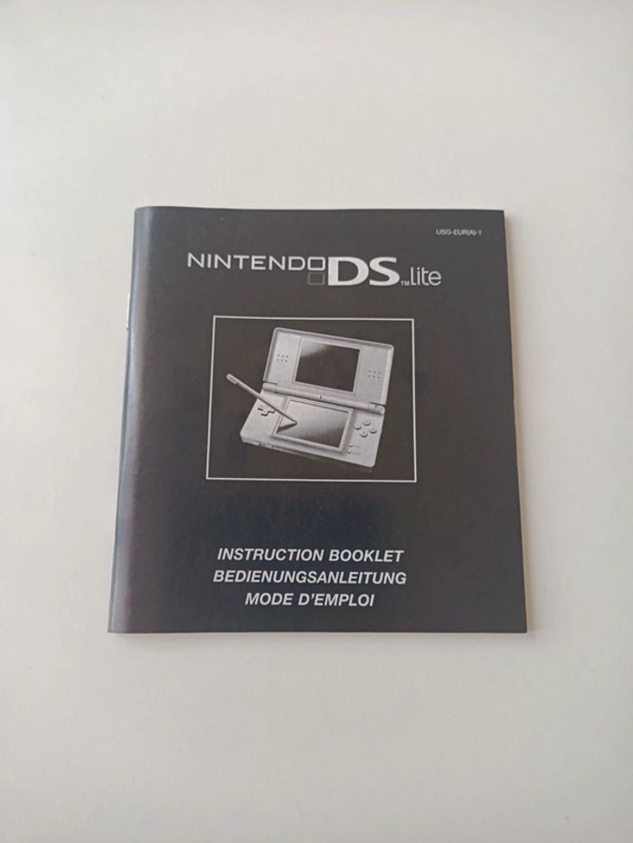 Mode d'emploi Nintendo DS lite