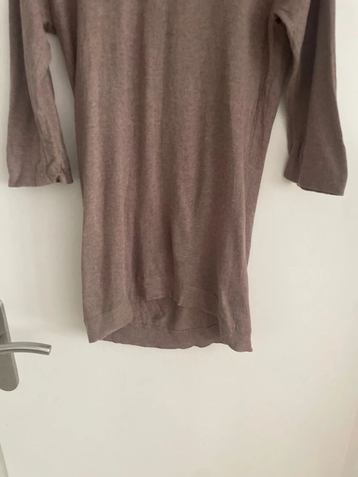 Robe pull taupe - photo numéro 2