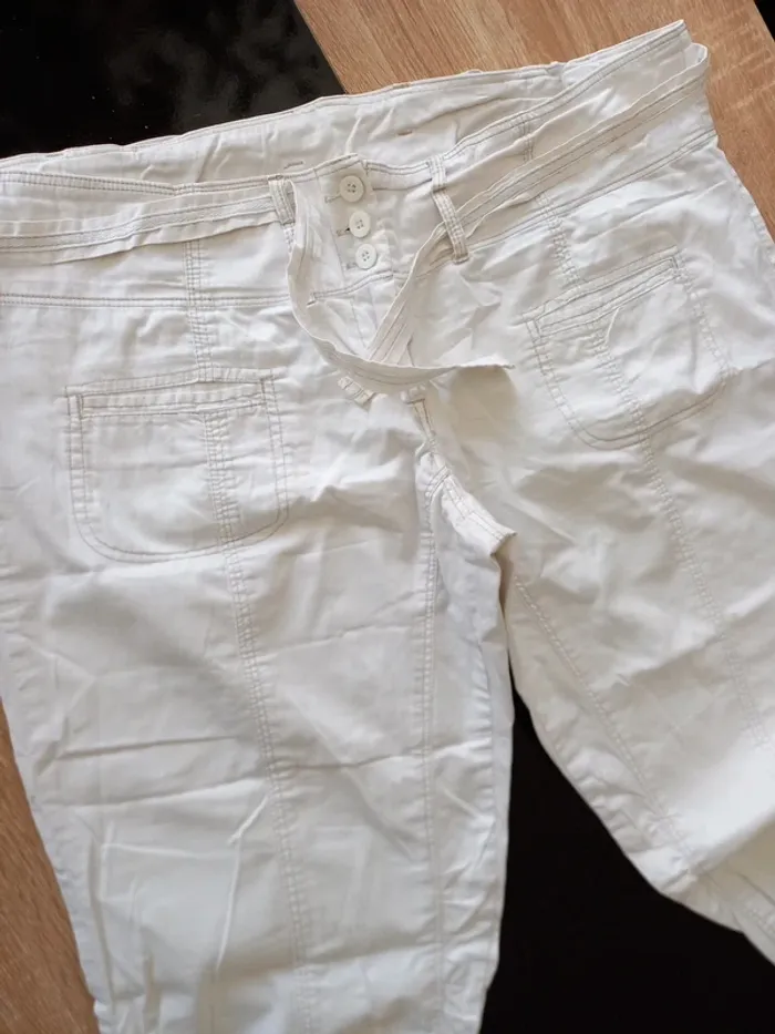 Panta-court blanc T.46 - photo numéro 5